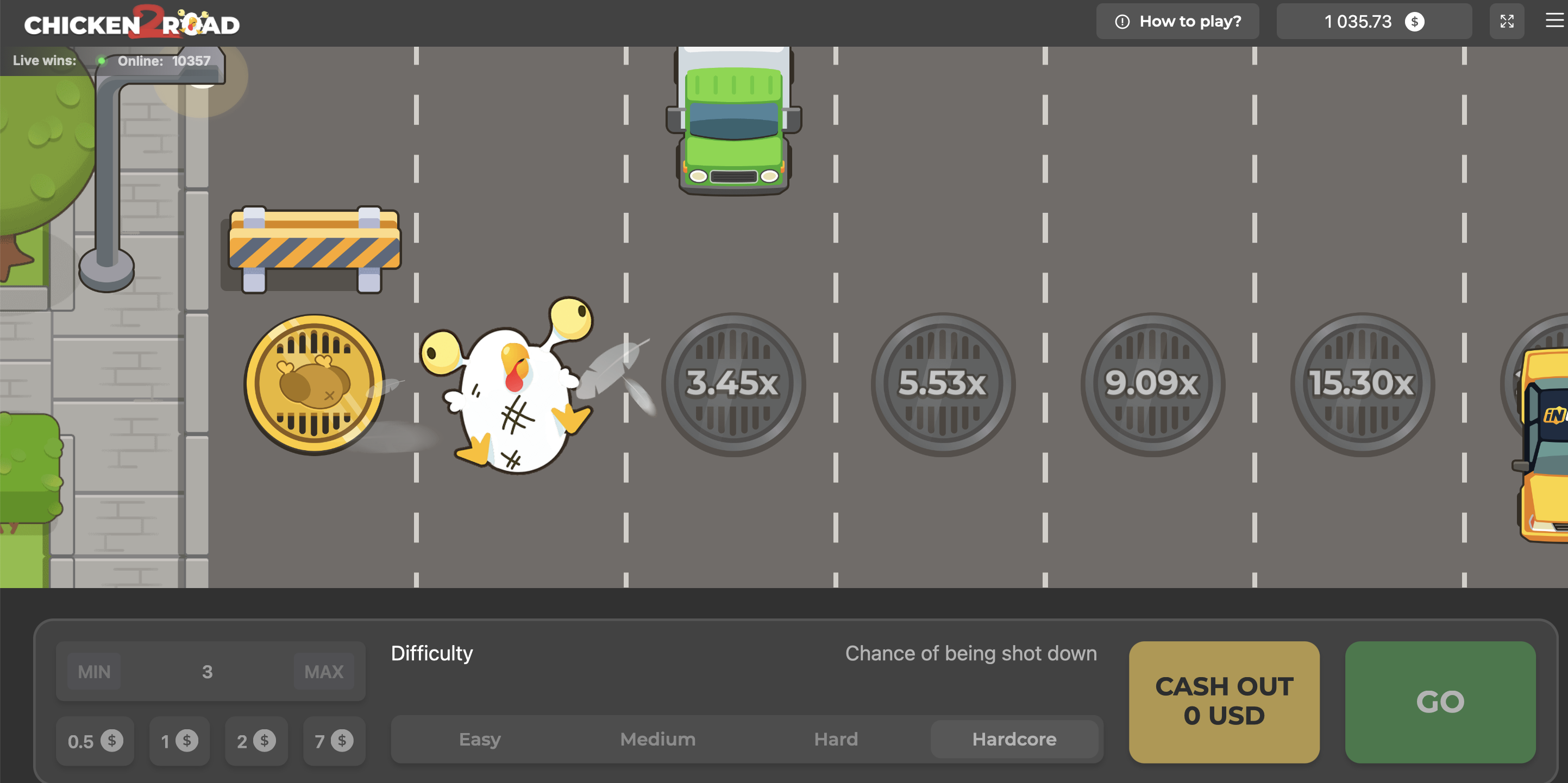 Chicken Road 2 Gambling Game im Hardcore-Modus mit hohen Multiplikatoren