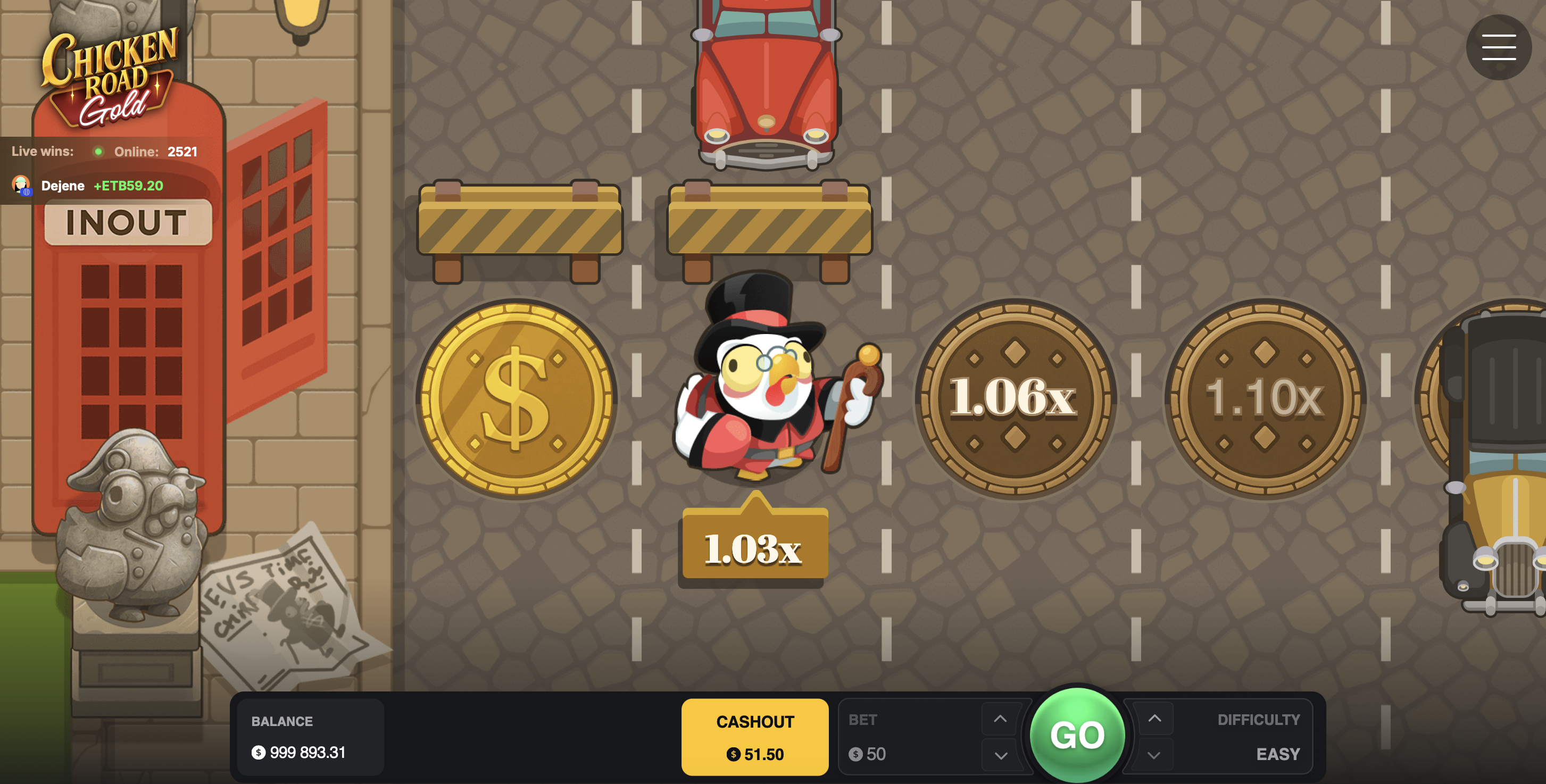 Chicken Road Gold Slot
